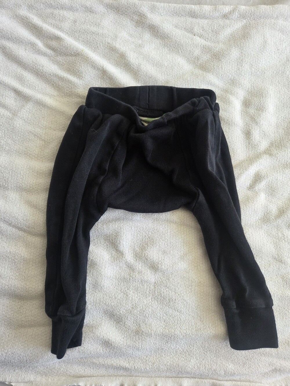 Parade Organic Cotton Black Pants / Leggings (Size 3-6M)